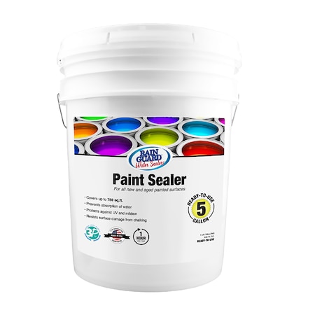 Rainguard Brands 5 Gal. Paint Sealer, Semi-Satin, Clear SP-9005